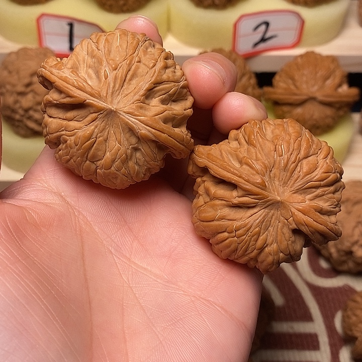 文玩核桃吊坠46球磨全品