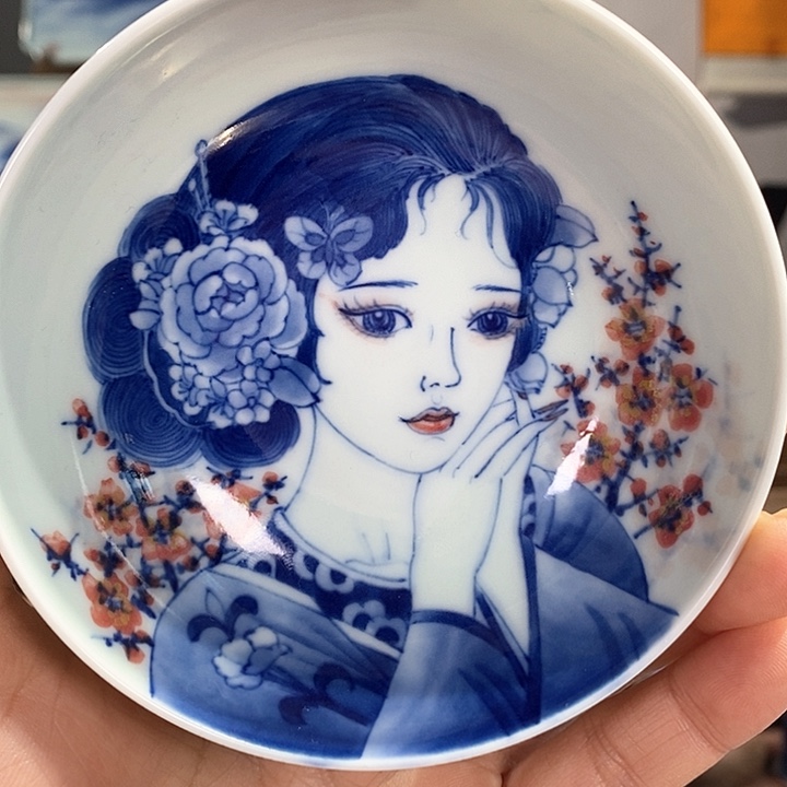 杯景德镇手工手绘陶瓷，高亮兴老师作品