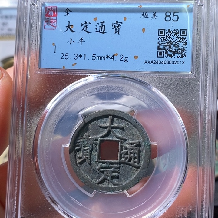 铜5大定通宝大直边2013