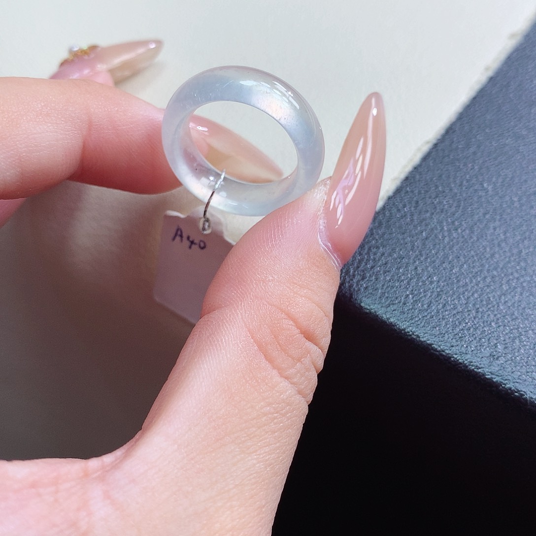 未镶嵌戒指翡翠8号