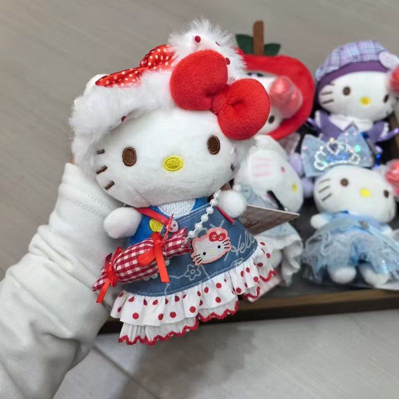 正版糖果hellokitty包包挂件毛绒公仔玩偶女生日礼物送闺蜜圣诞节