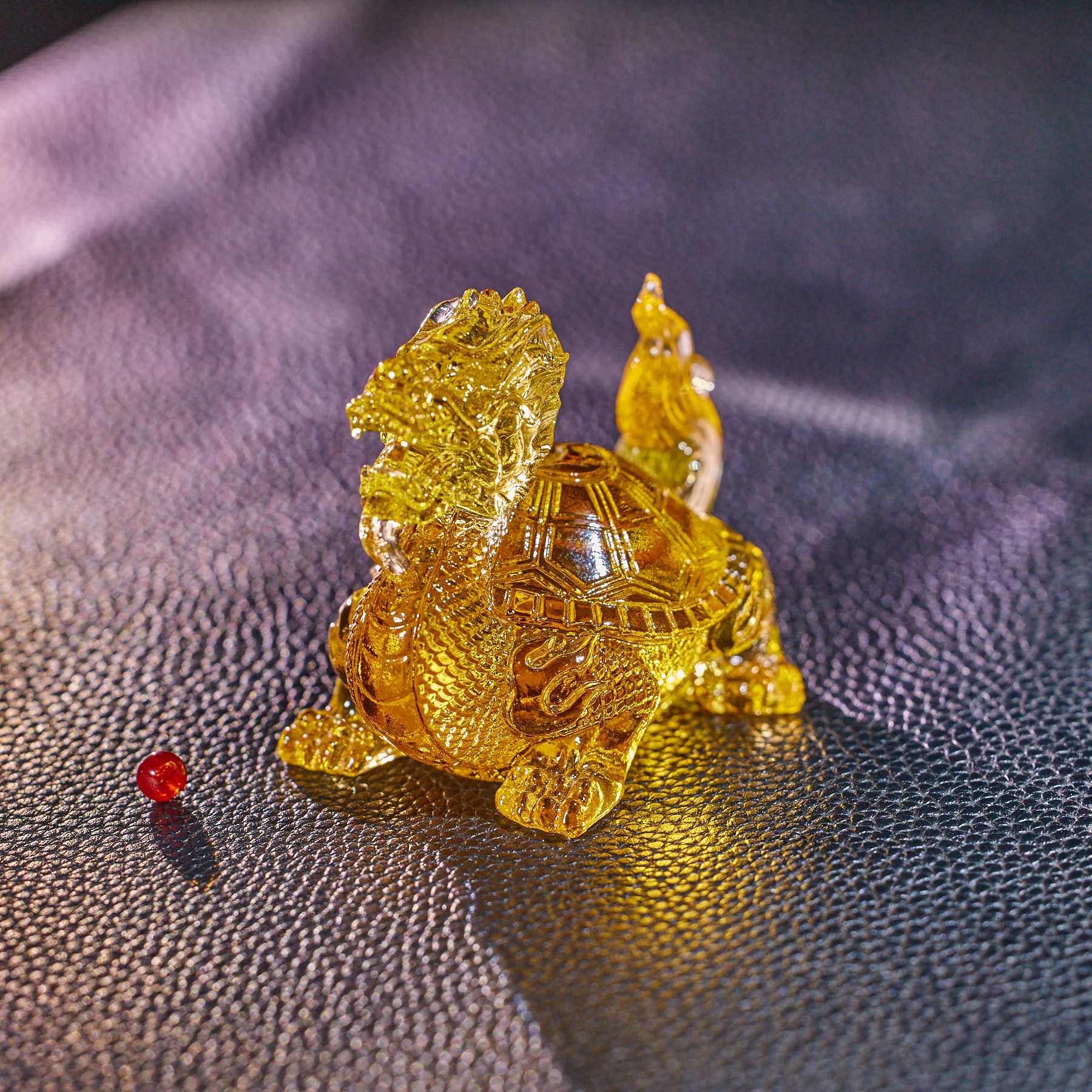 【歪歪】龙龟*玛瑙琉璃摆件*（建议一对拍）N5396