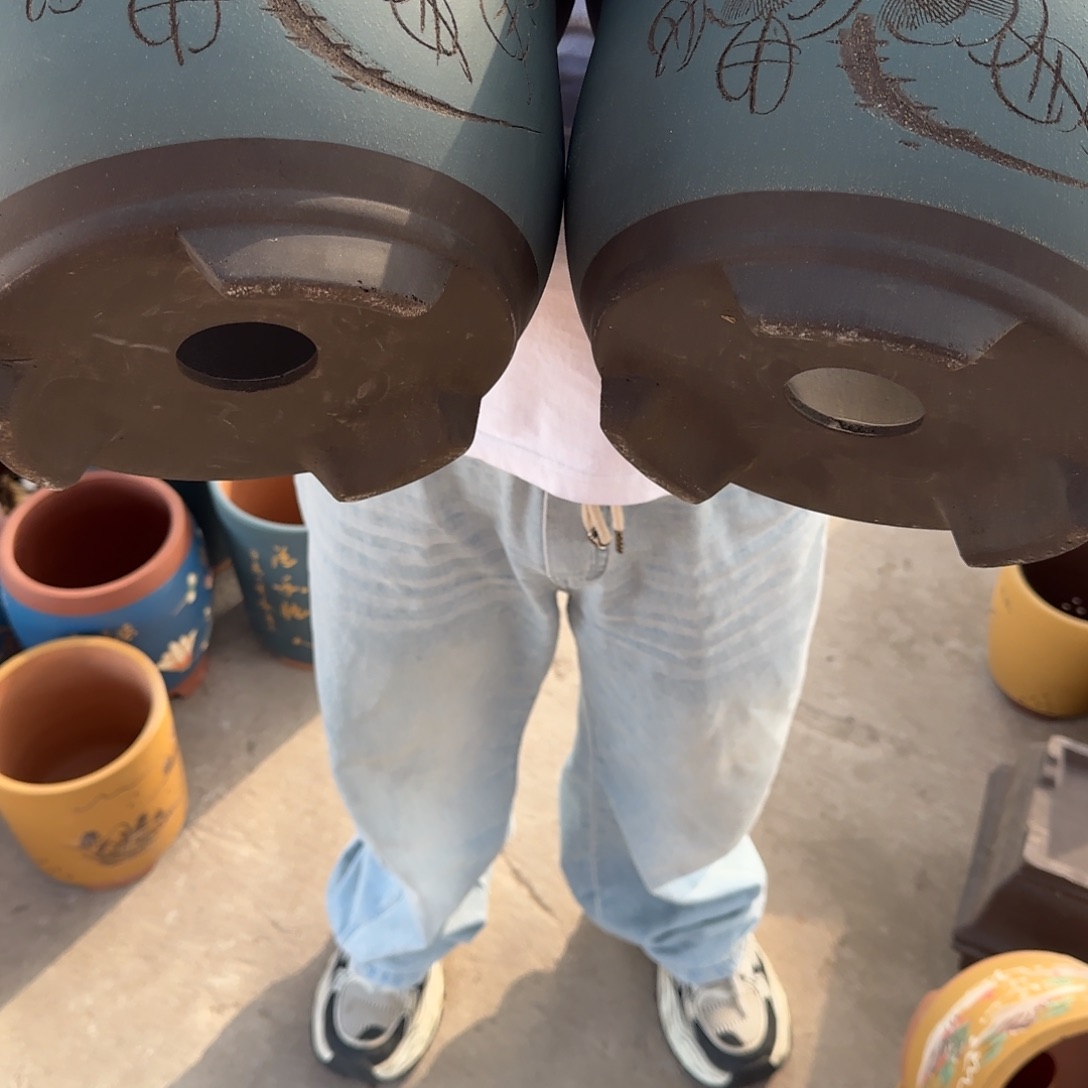 花盆紫砂口径23.14口径