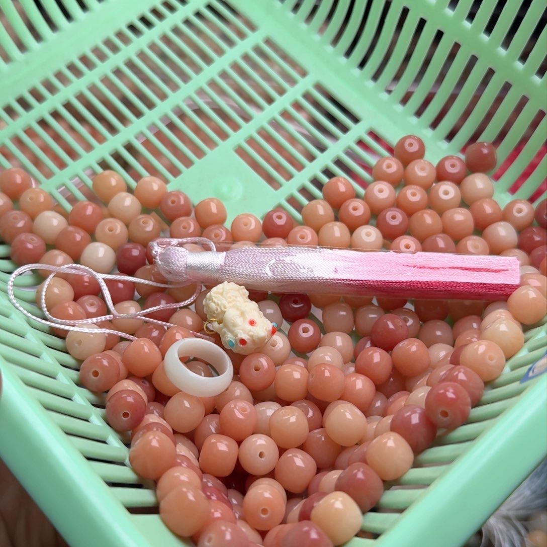 菩提根/象牙果吊坠108颗荔枝冻10桶加牙果度母跑环流苏