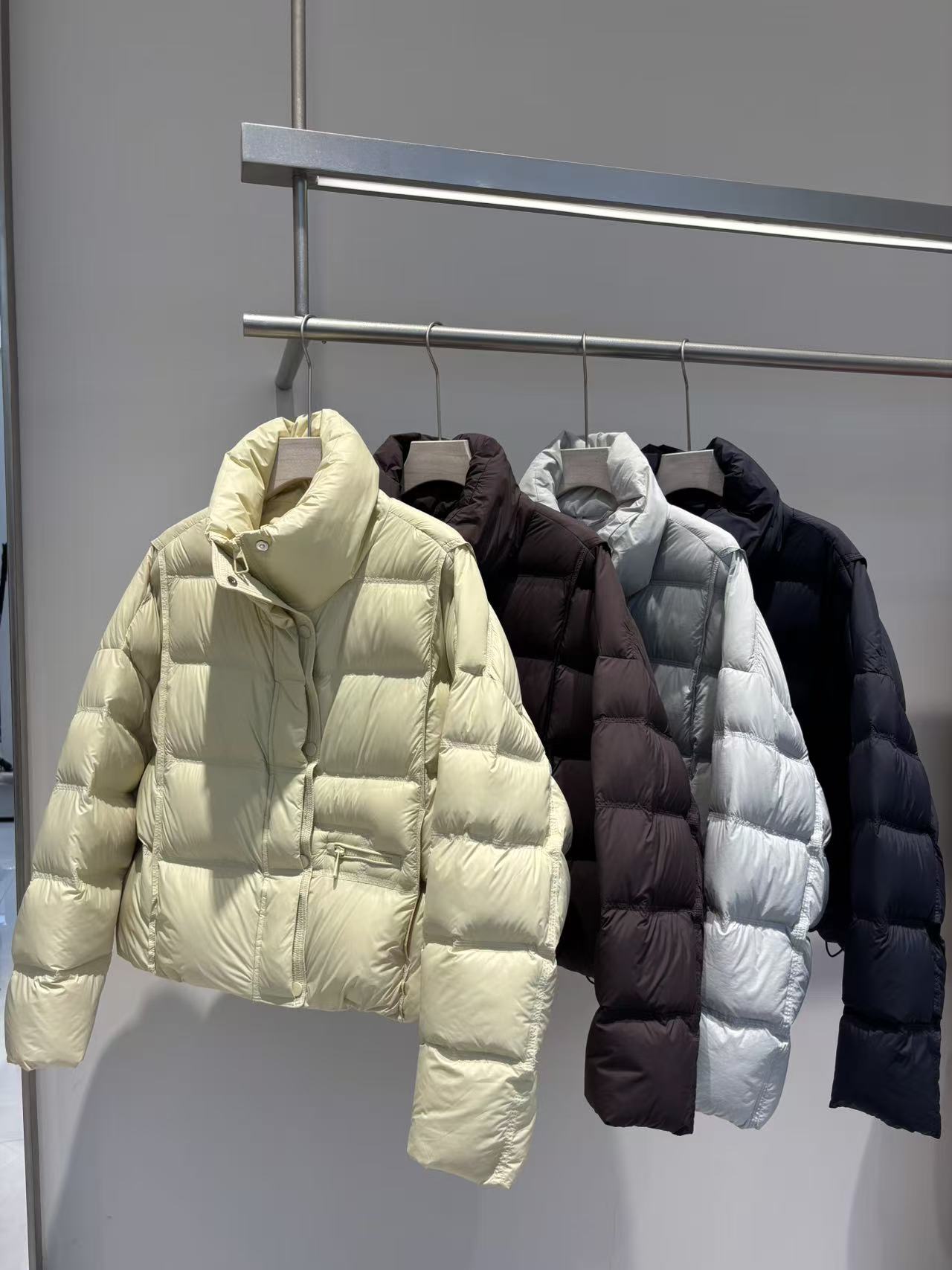 【云感泡芙】新国标90白鸭绒2025新轻奢短款羽绒服8610