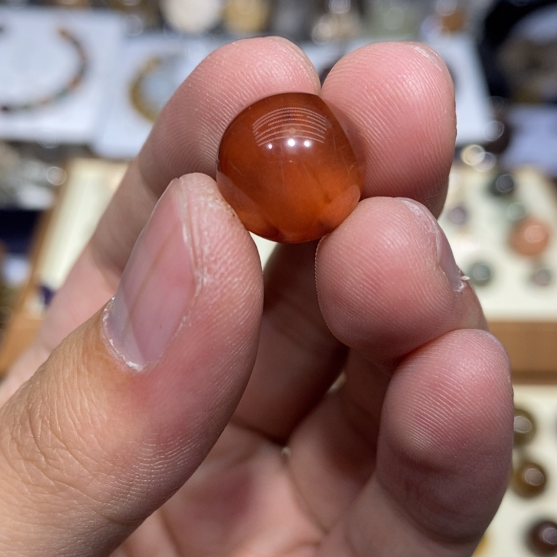 水晶圆珠13.7m未镶嵌水晶