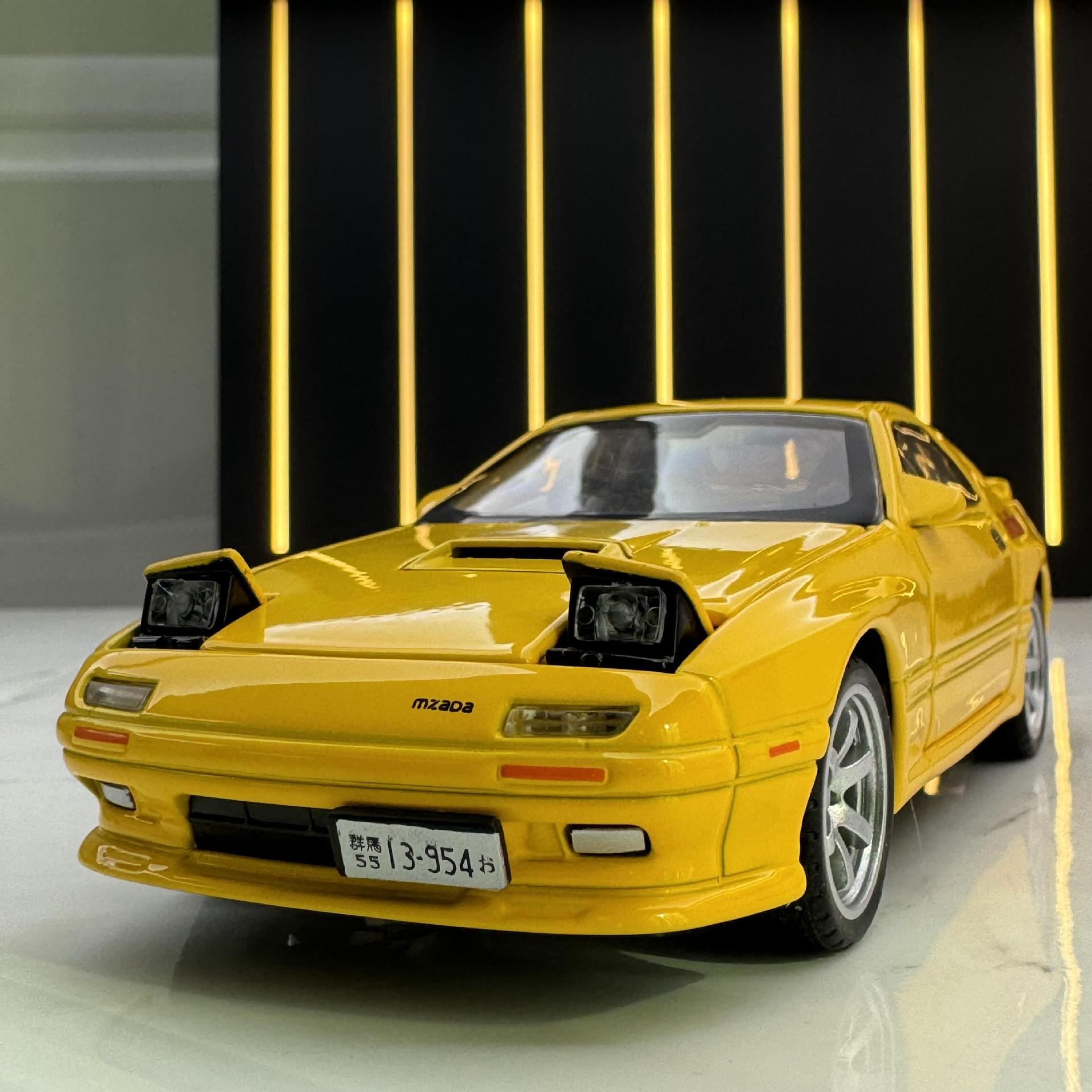 【合金模型】马自达RX7合金仿真跑车汽车模型高档摆件礼品金属