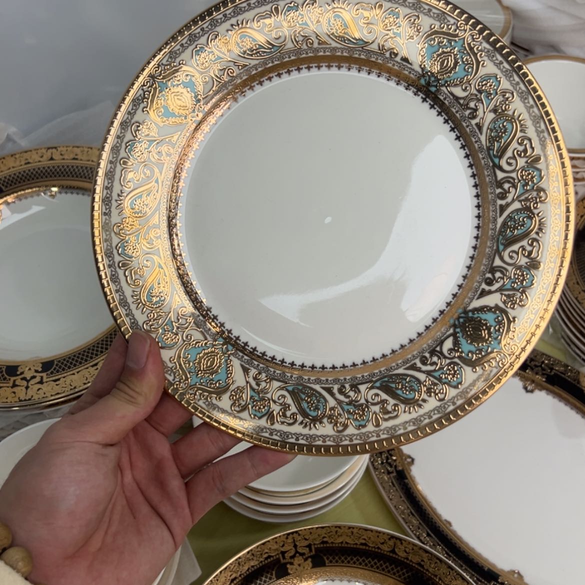 【闪购商品】瓷片9寸平盘两个一单打包价