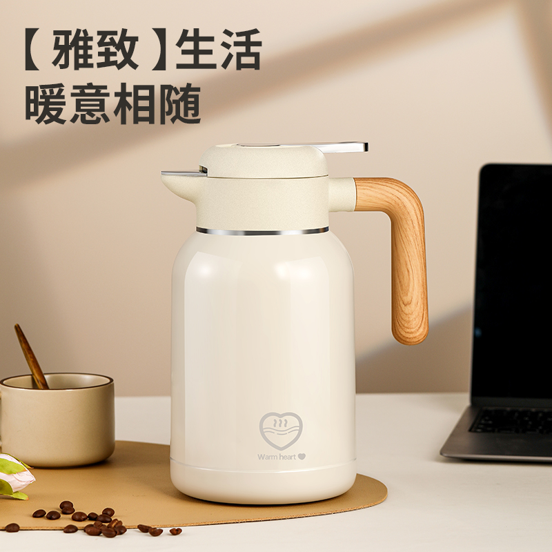 316高档不锈钢保温家用泡茶大容量商用水壶办公便携保温壶