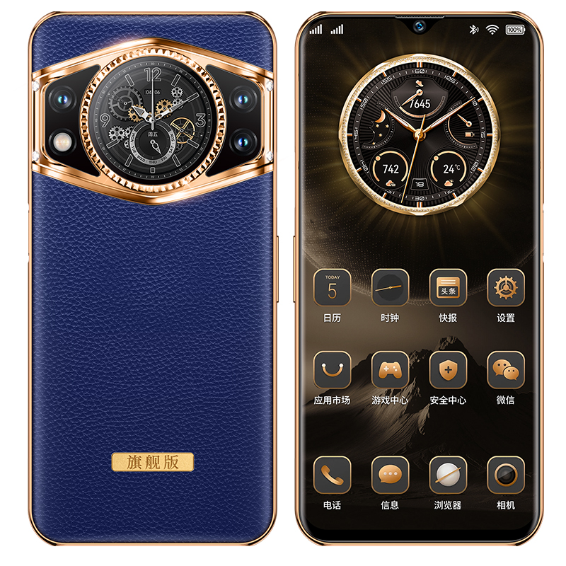 【原装正品】F50双屏智能手机轻奢商务设计-AC