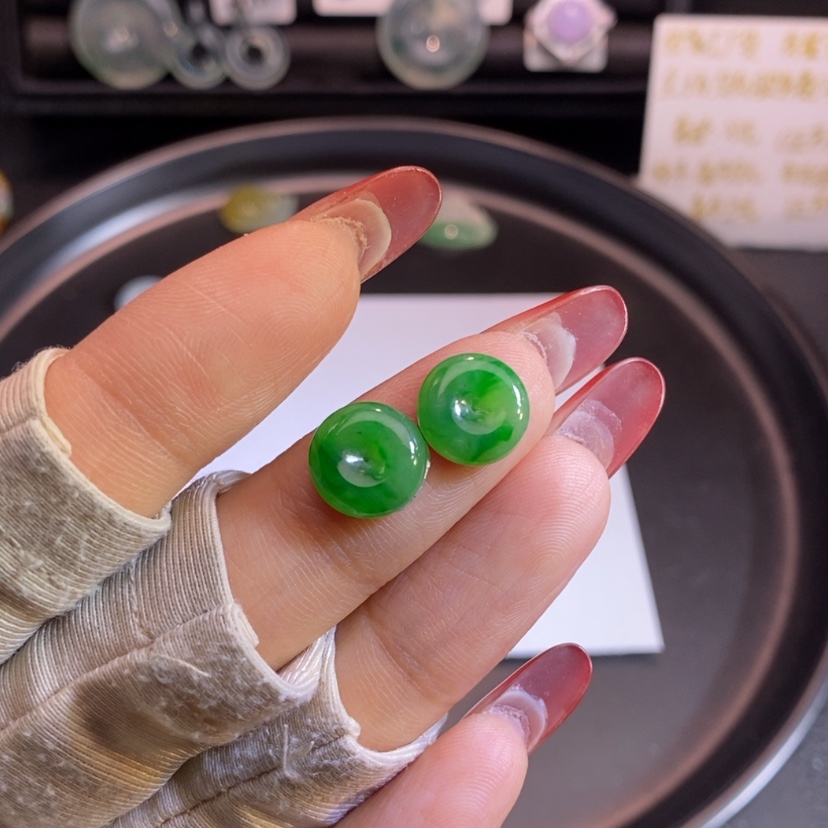 【闪购商品】翡翠挂件未镶嵌扣