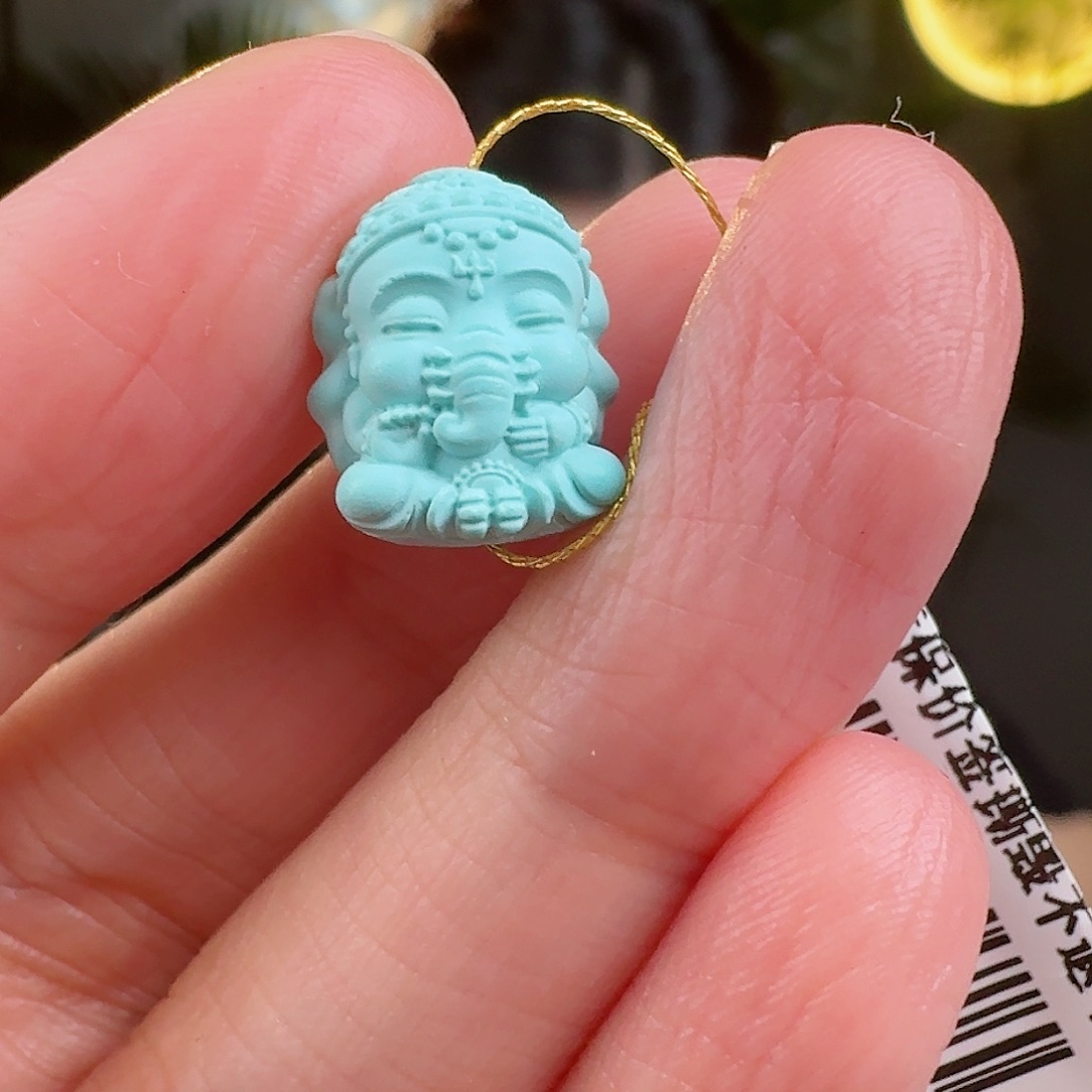 绿松石珠宝奇石未镶嵌