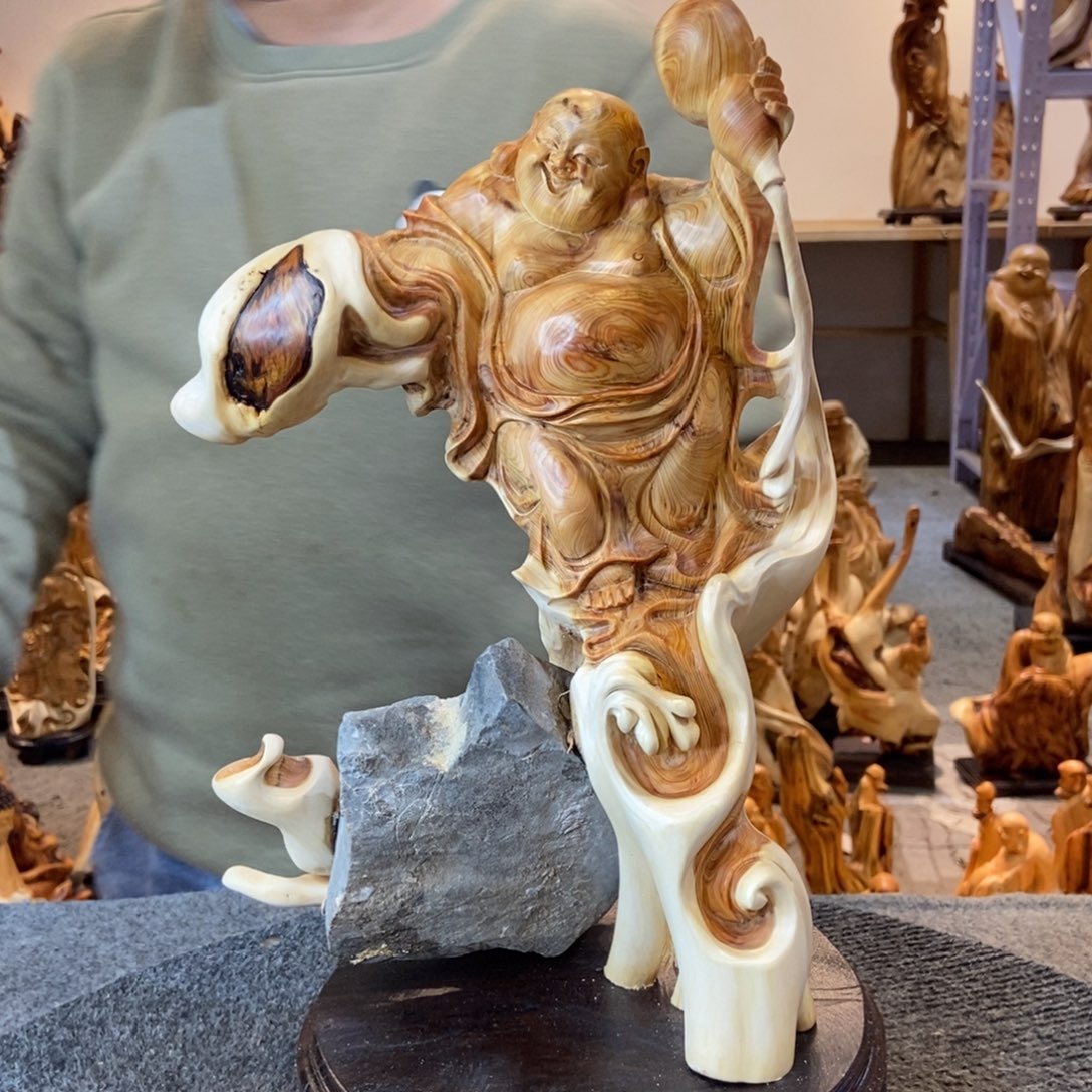 柏木（崖柏）太行崖柏根雕摆件