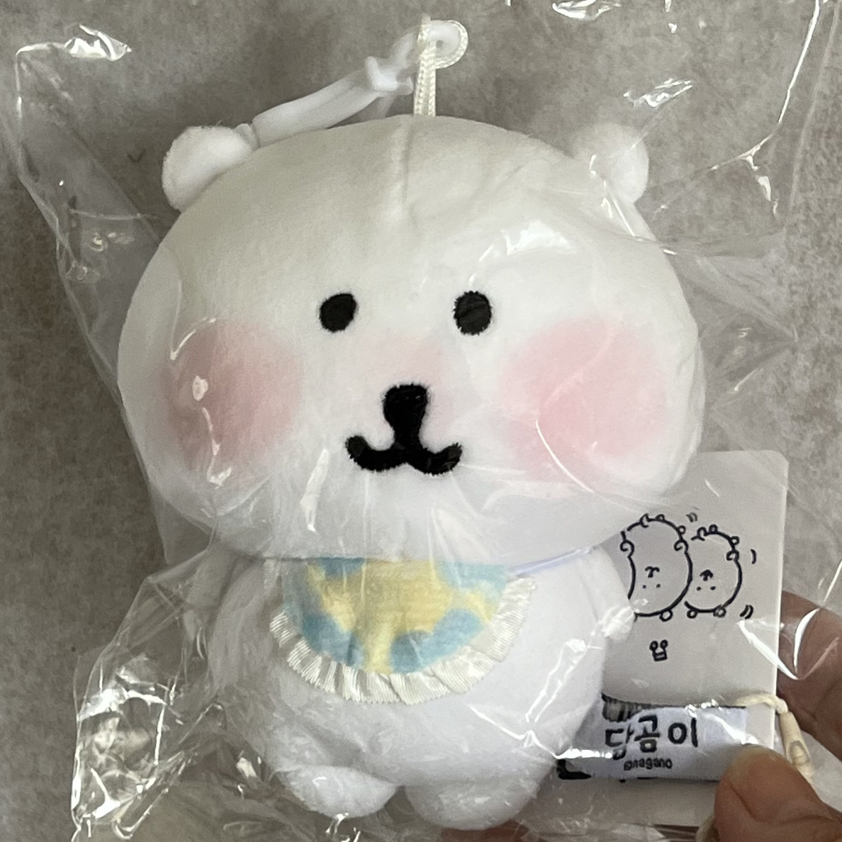 【充棉改腿美容熊】原厂无金标旧版自嘲熊 毛绒挂件13cm  不退换