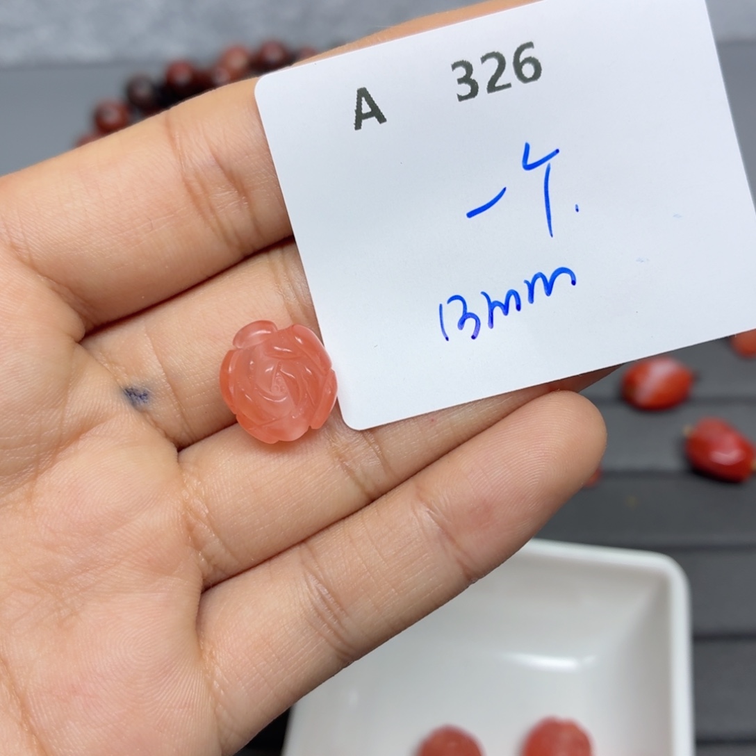 南红玛瑙合金珠宝奇石A326