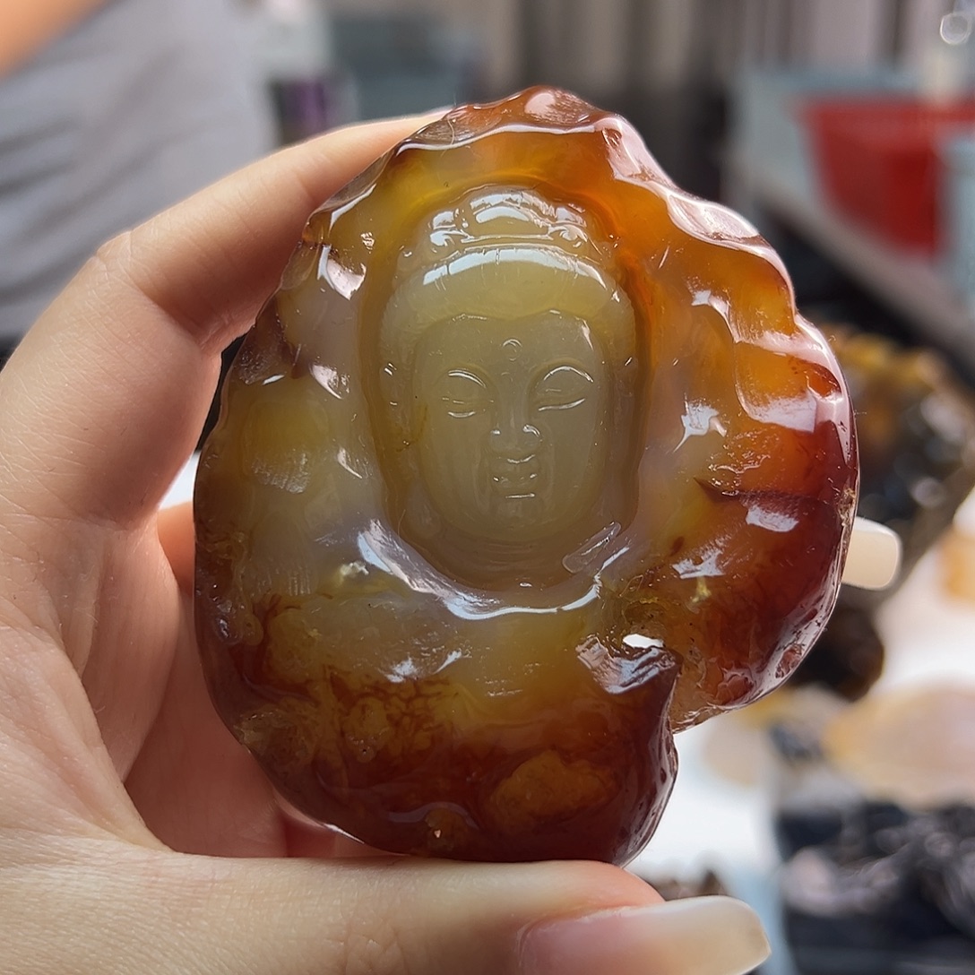 玛瑙/玉髓未镶嵌吊坠(不含链)