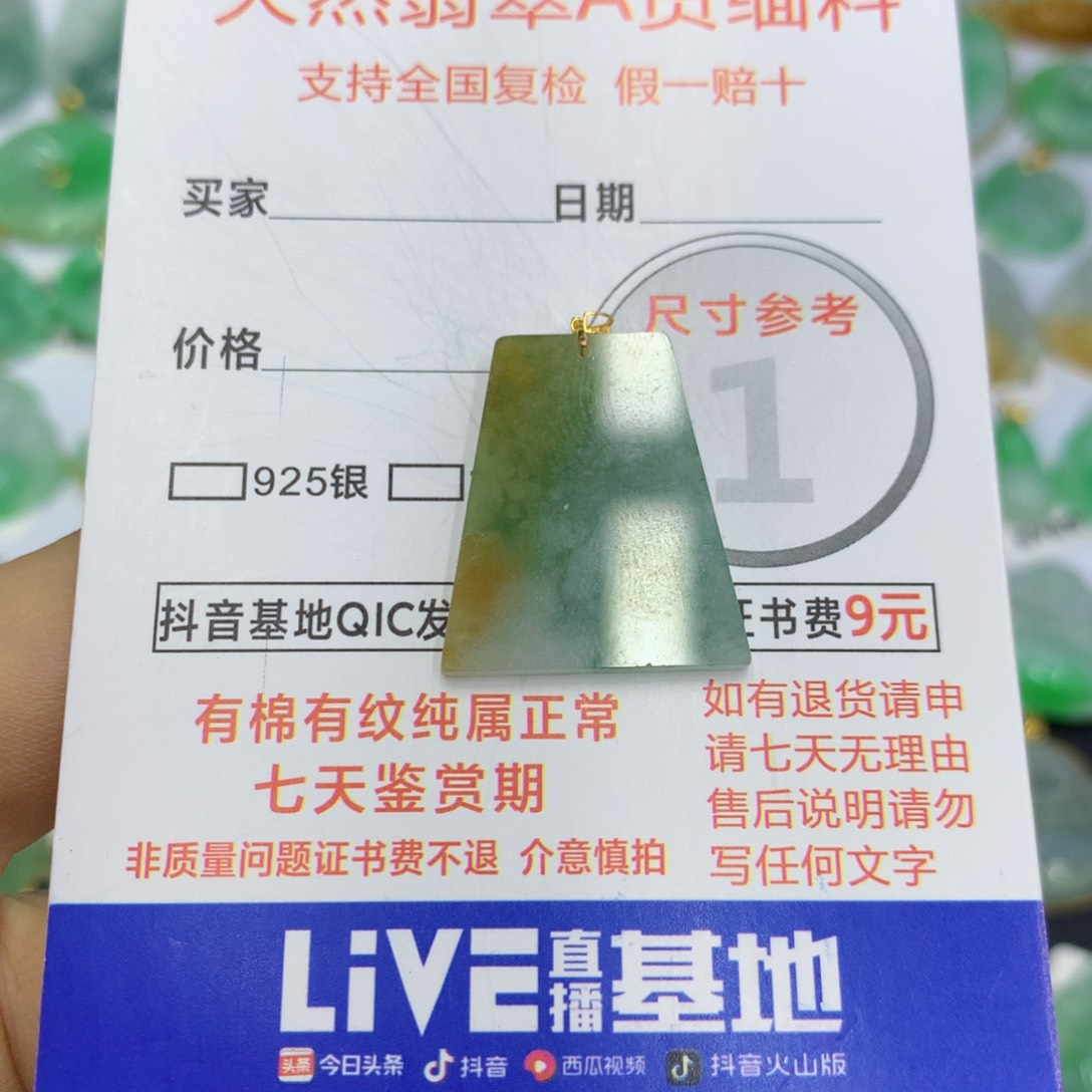 翡翠颈饰未镶嵌翡翠