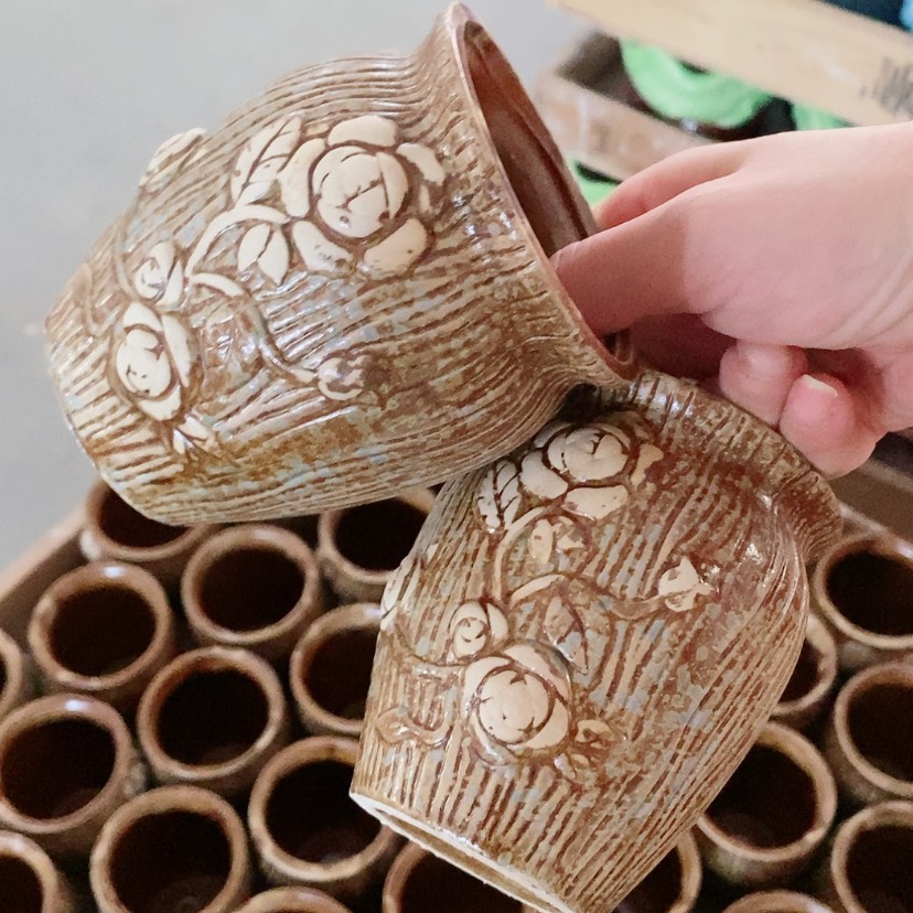 【闪购商品】红陶陶瓷花盆，多肉花盆