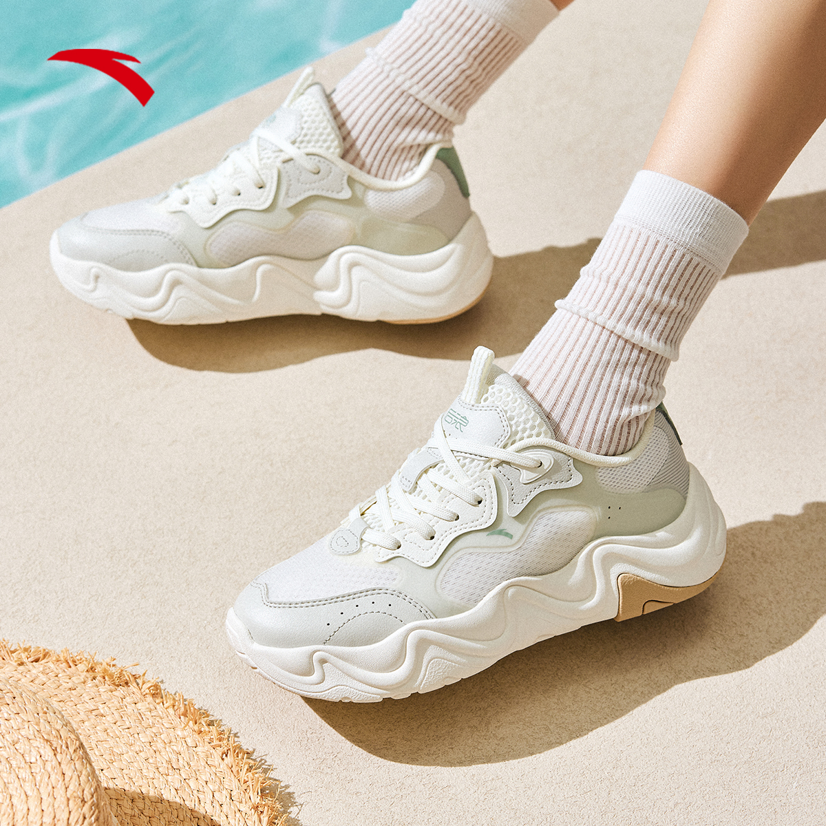 安踏后浪丨4休闲鞋2026年夏季新款商场同款网面透气潮流运动鞋