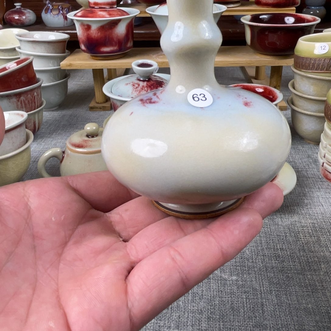 瓷片纯手工制作……