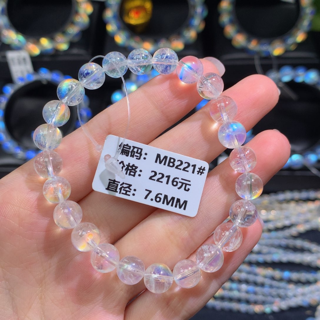 月光石手串未镶嵌马岛MB221#7.6mm