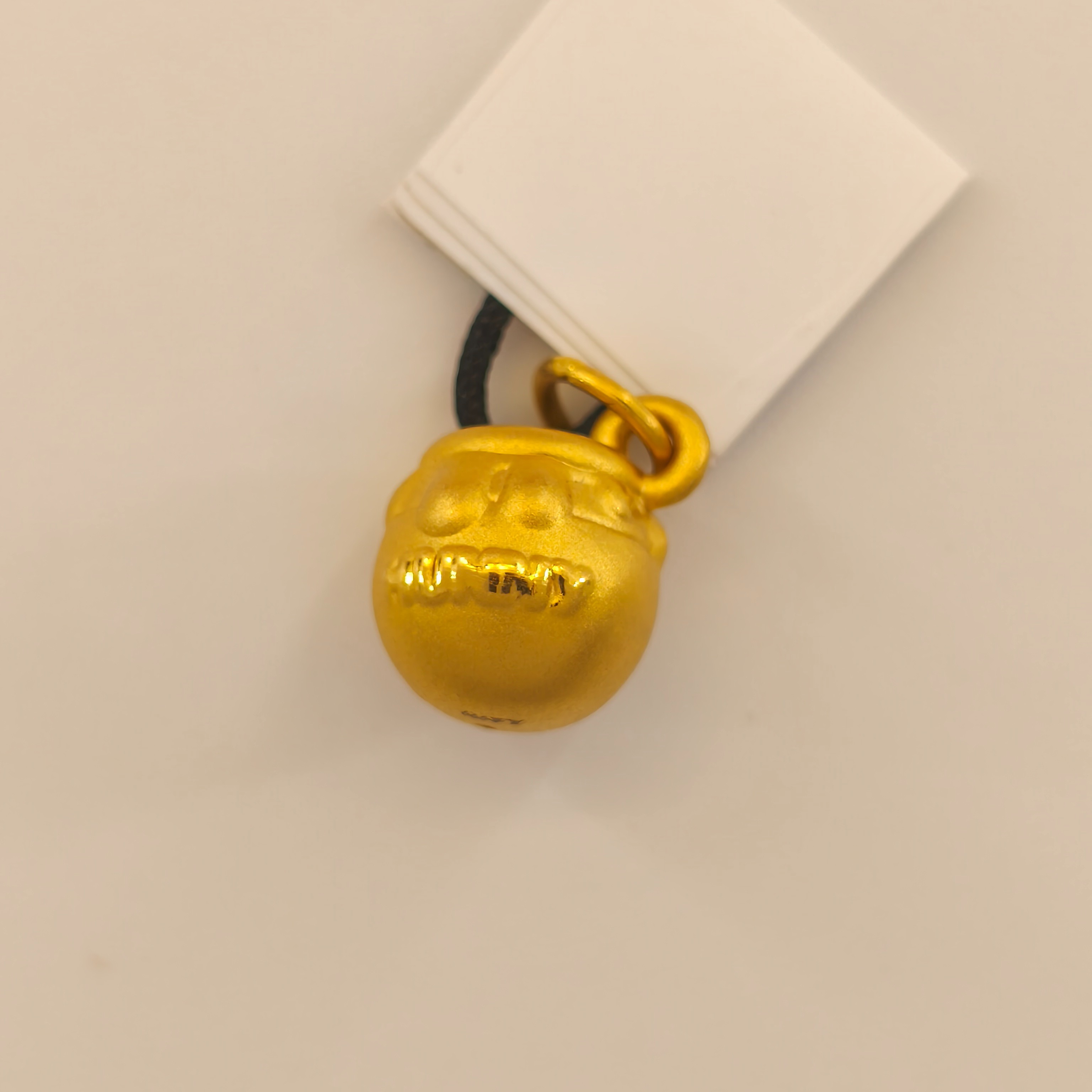  足金999蜜罐坛子提溜吊坠送宝宝礼物硬金（实际克重多退少补）