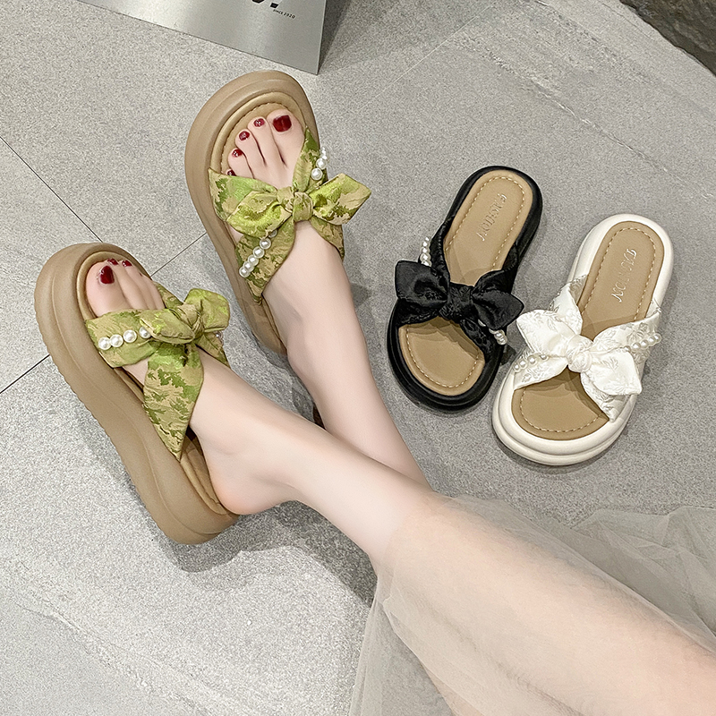 【A200--A400断码完美主义勿拍】夏季百搭凉拖鞋外穿厚底一字拖鞋