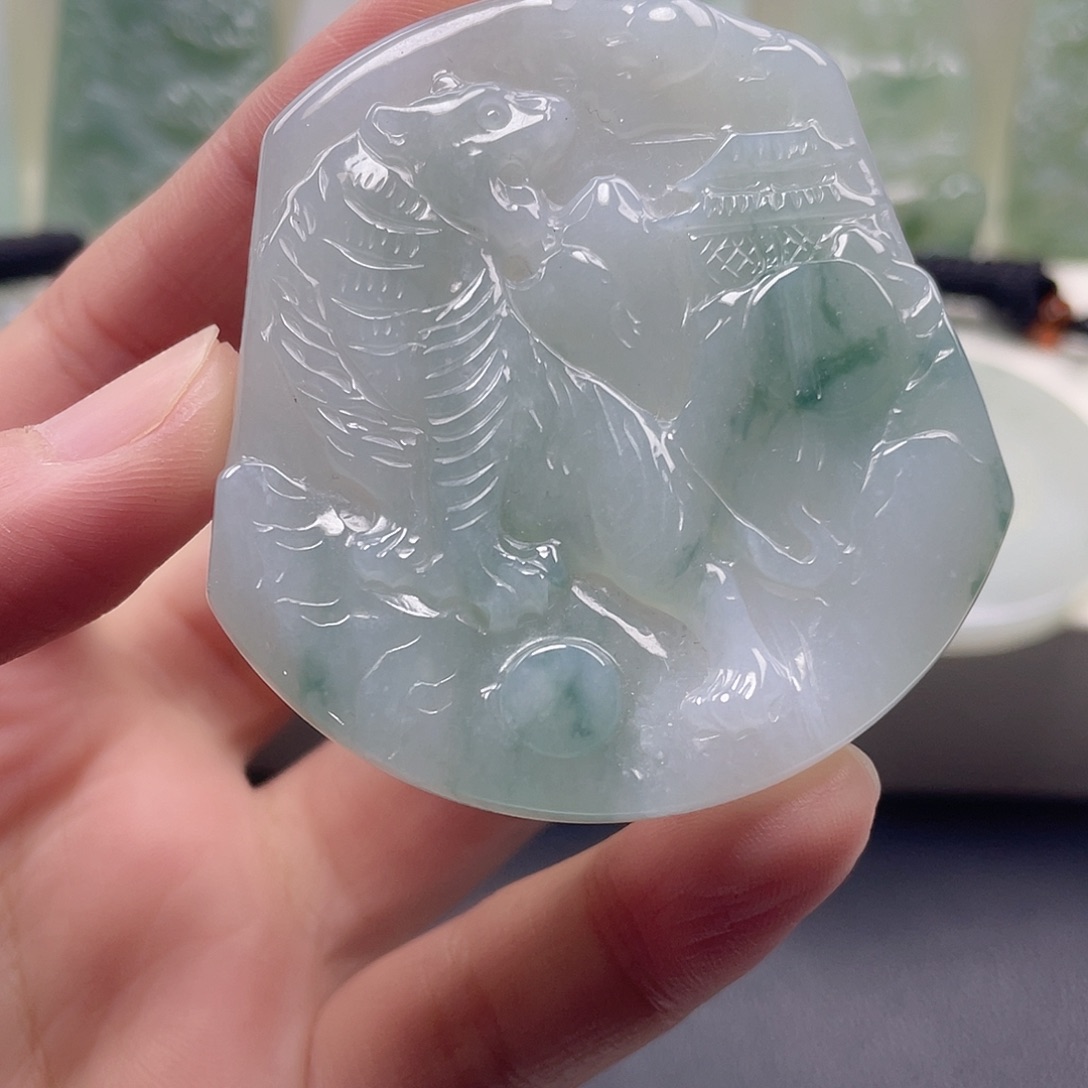 翡翠未镶嵌颈饰天然翡翠1111111