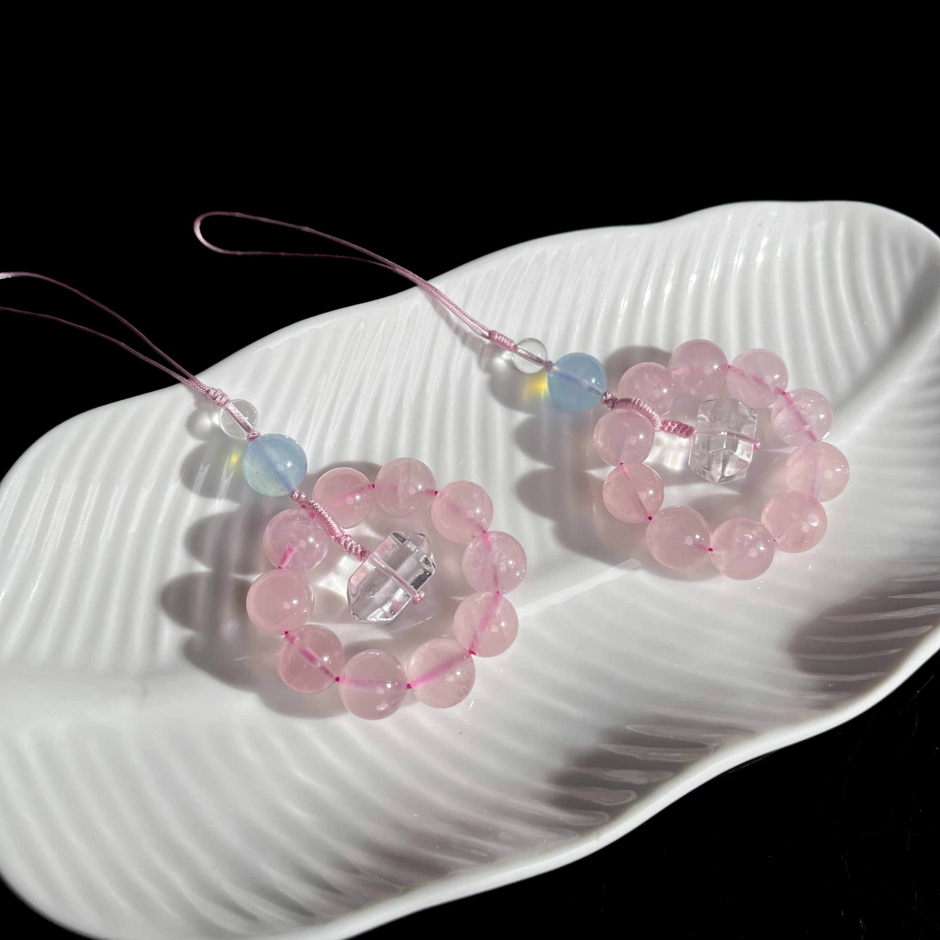 【大鱼甄选】粉晶手机挂女款饰品SJ201多样性发其一