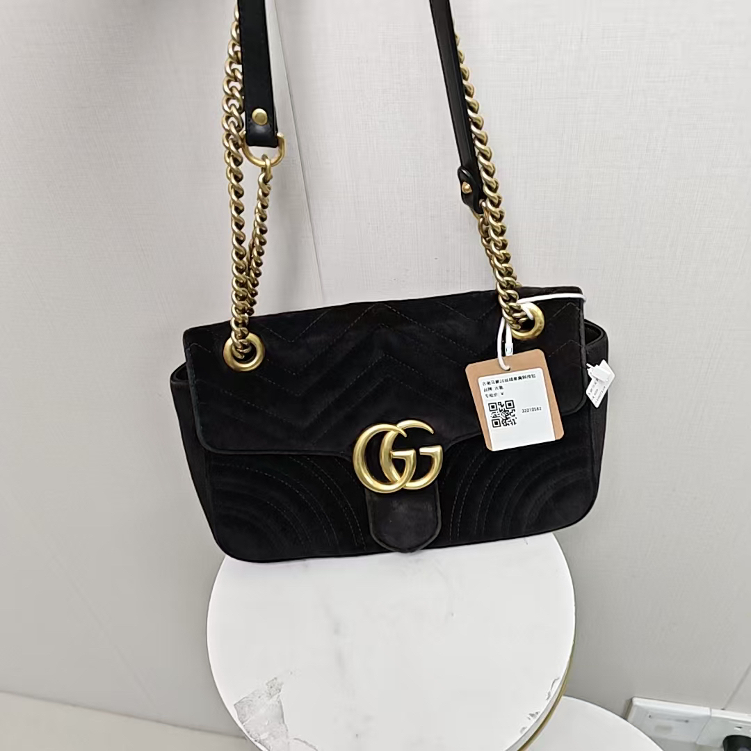 95新 GUCCI/古驰 G专属/古驰马蒙单肩包/07124