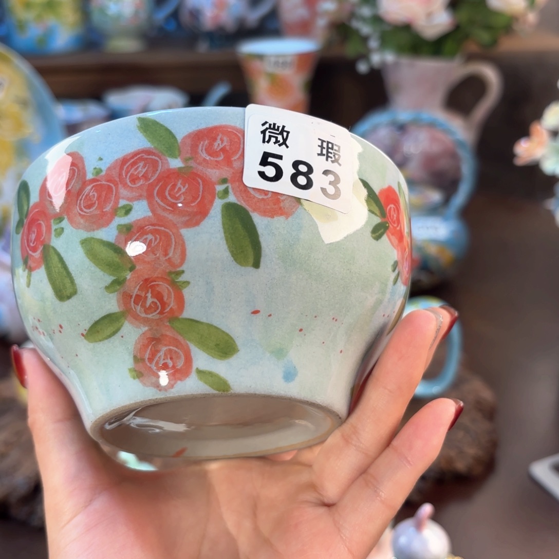 景德镇手绘高温釉下彩陶瓷茶具