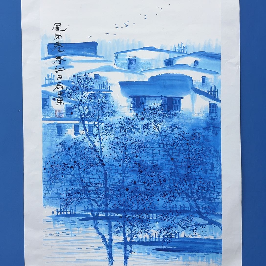 国画多次参加国内外大型
