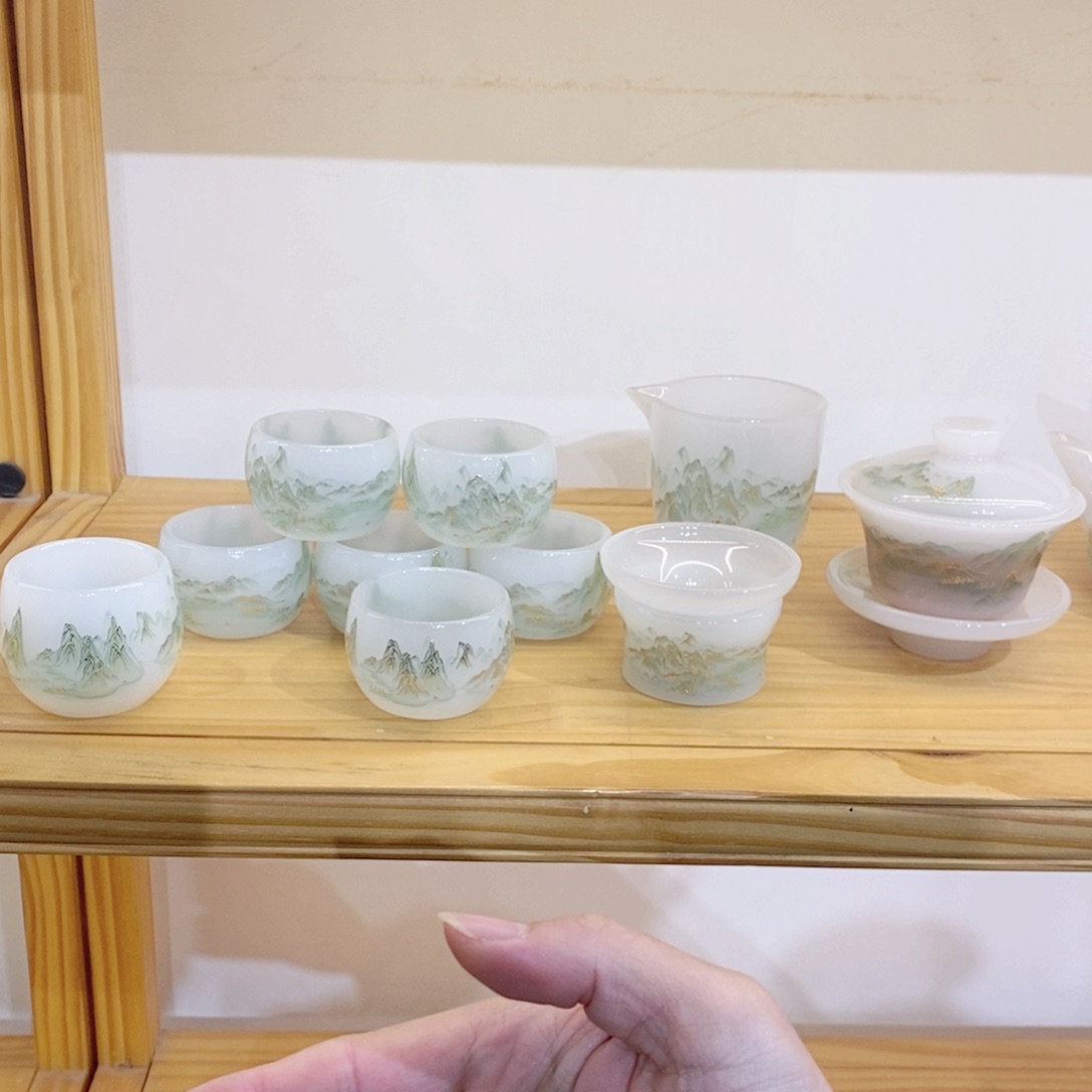 千里江山套装 不带礼盒 主人杯1