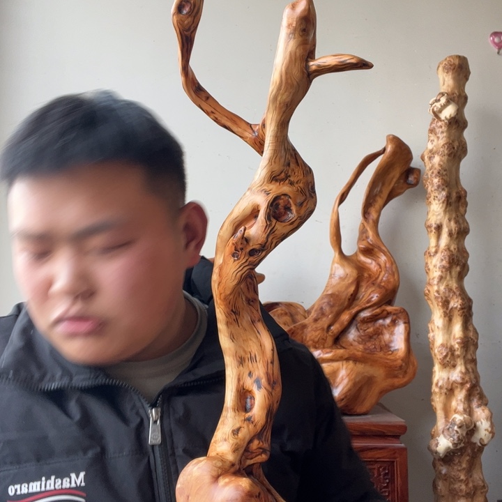 长***日柏木太行崖柏摆件上车