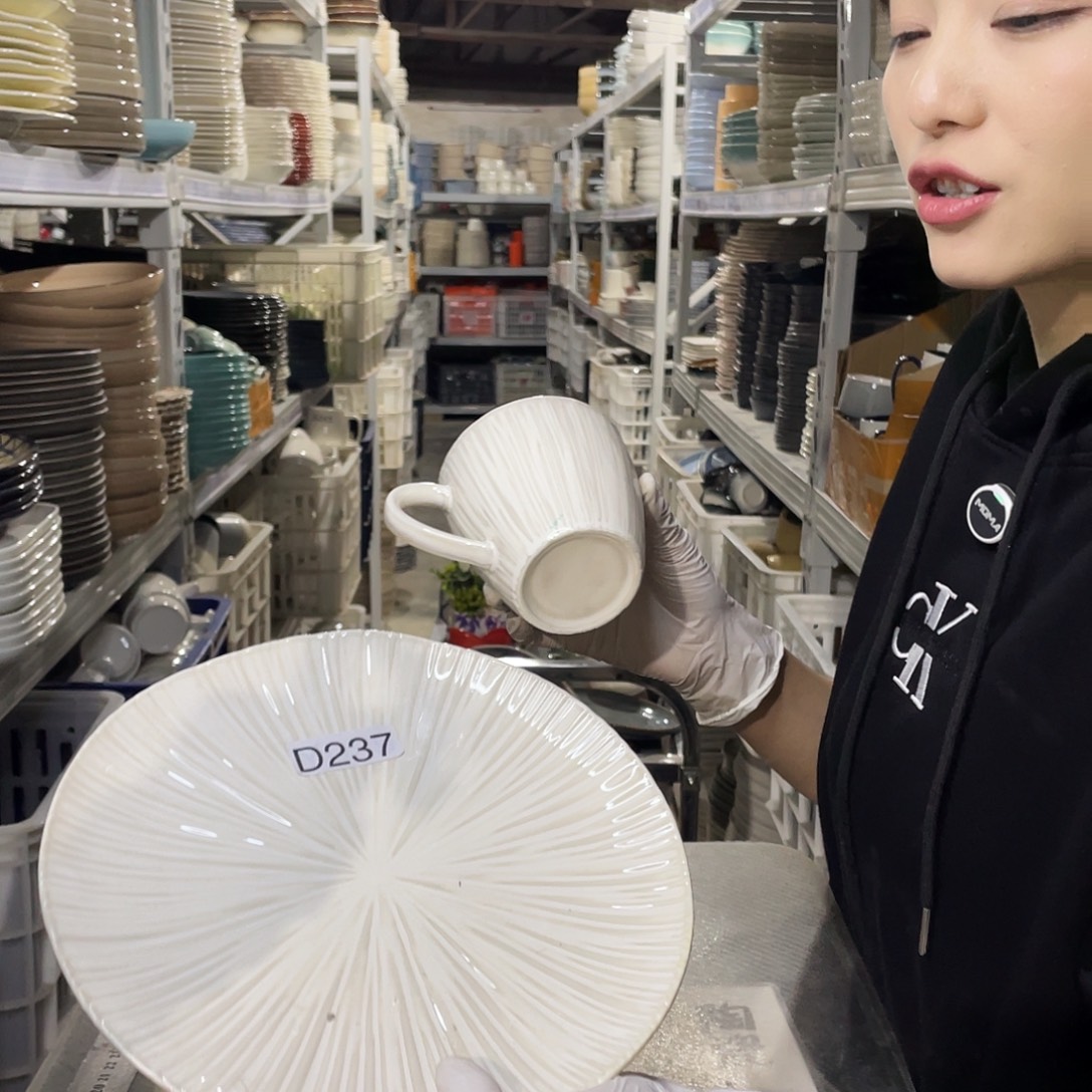 瓷片237              2杯2盘