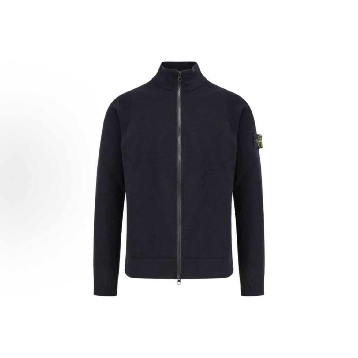 STONE ISLAND/石头岛  黑色翻领羊毛夹克衫 2561031