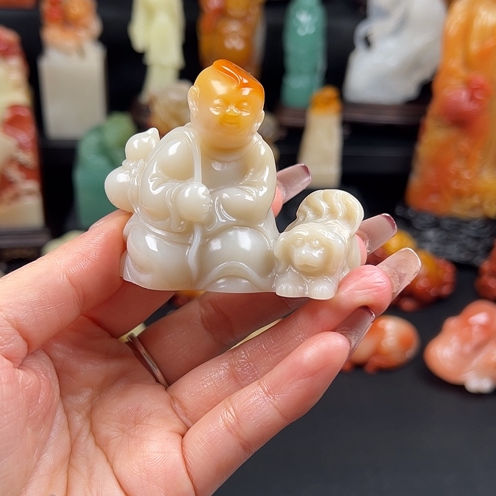 寿山石结晶汶洋石