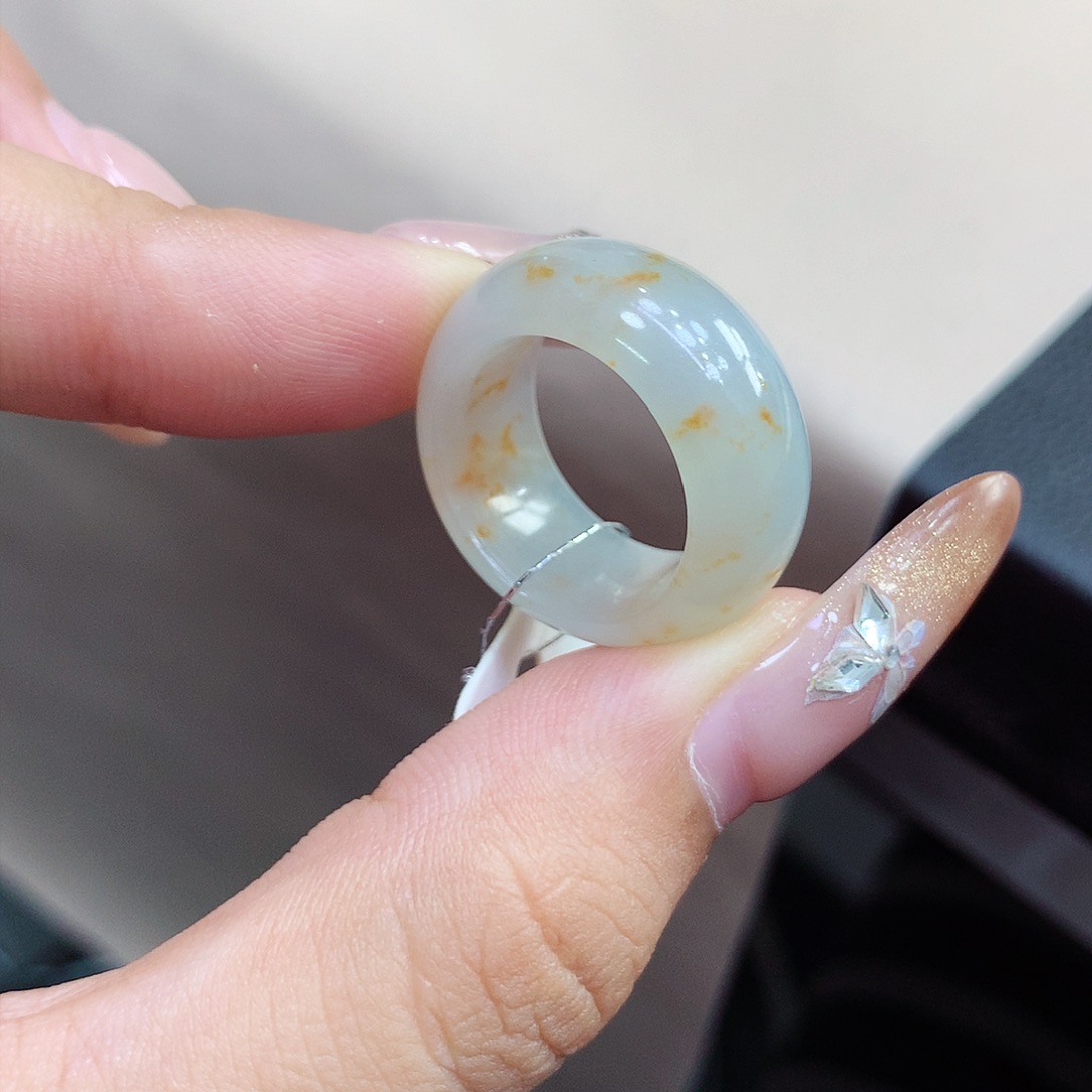 未镶嵌戒指翡翠10-11号