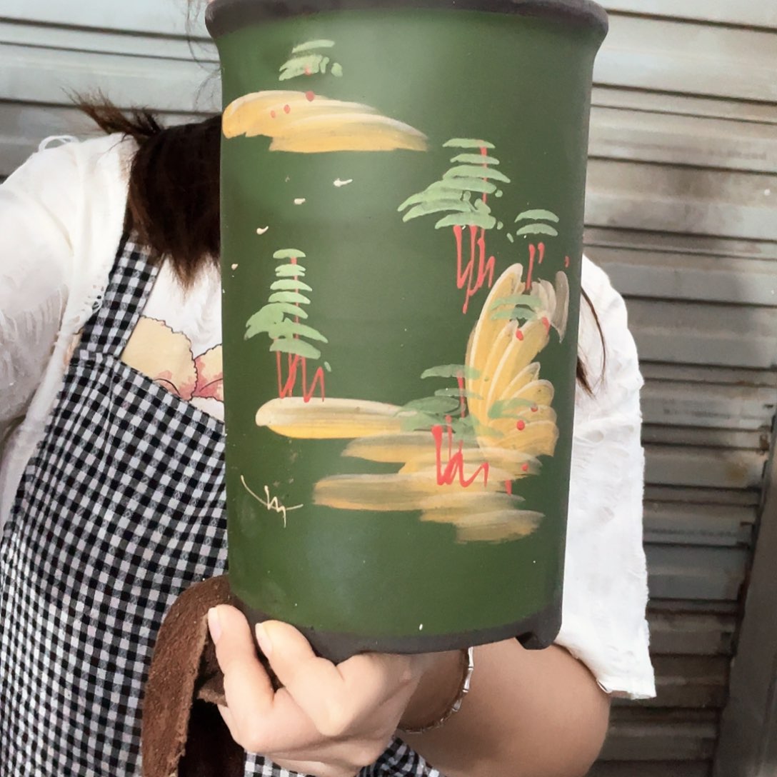 宜兴紫砂花盆花盆家A33
