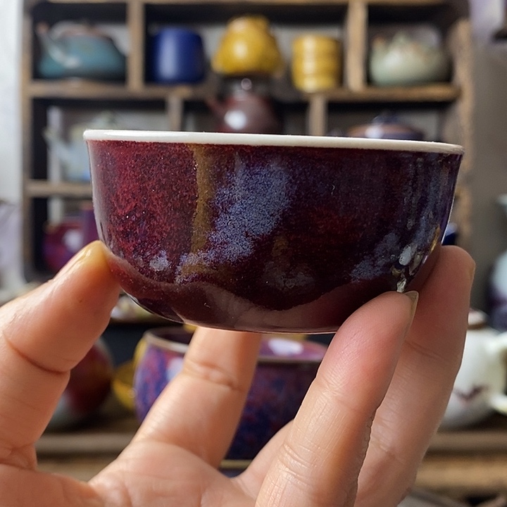 中国神后钧瓷茶具