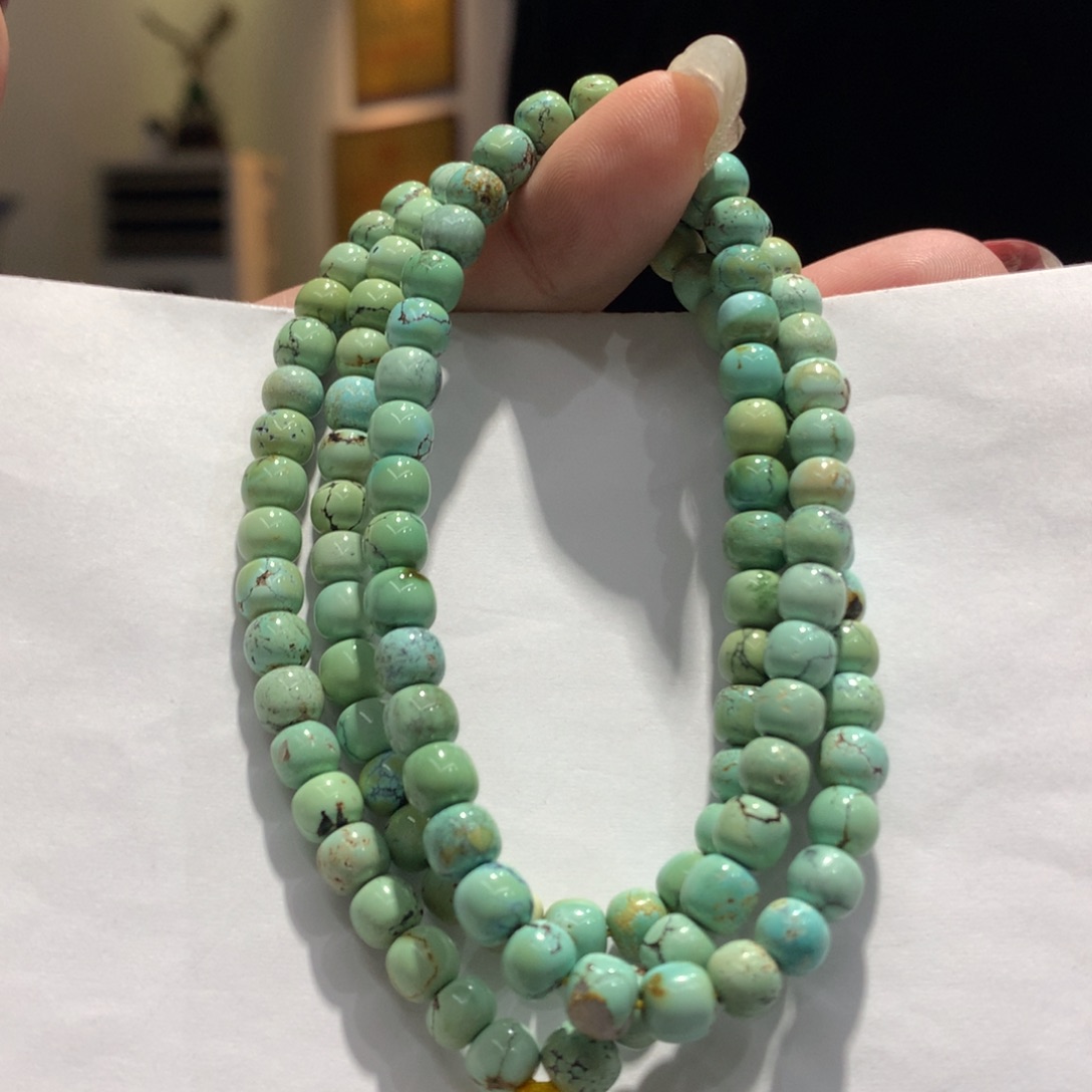 绿松石长链未镶嵌