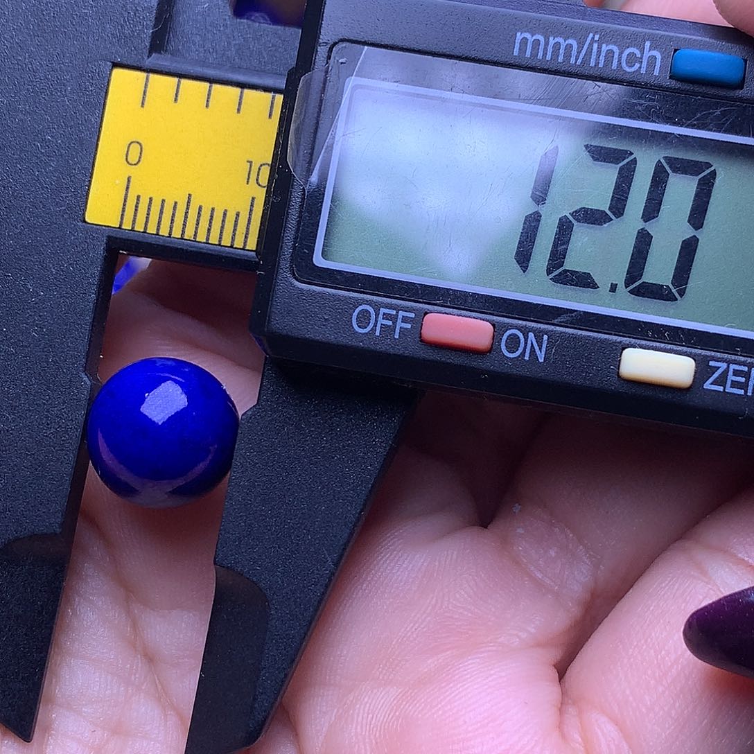 青金石未镶嵌顶品