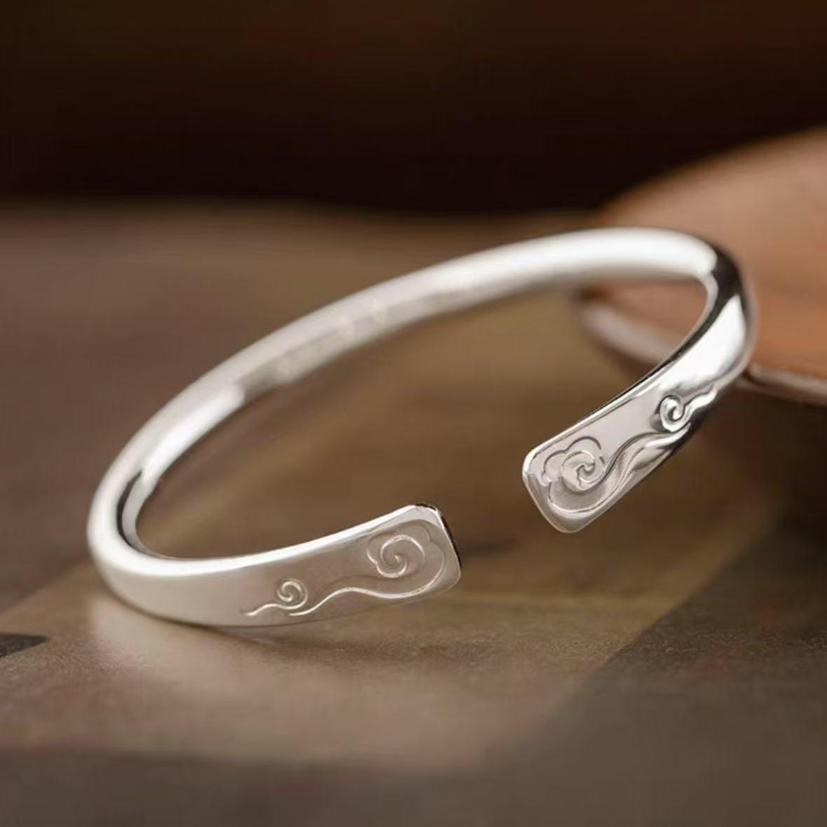 银制精品手镯—-037