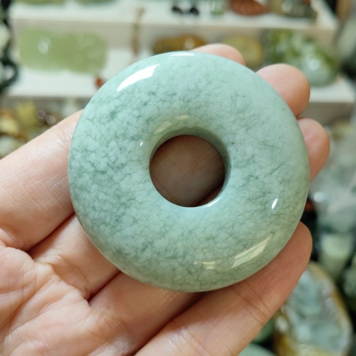 岫玉平安扣未镶嵌