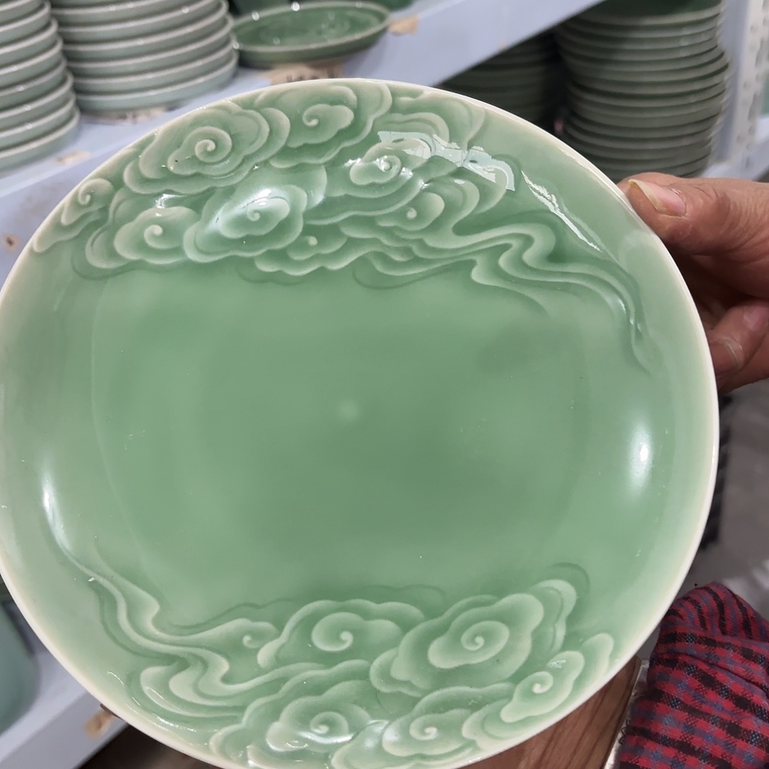 龙泉云间青瓷小米茶器