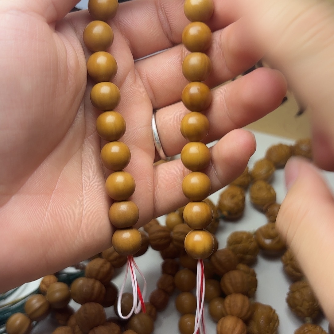 核桃猴头光珠11mm瑕疵品介意勿拍