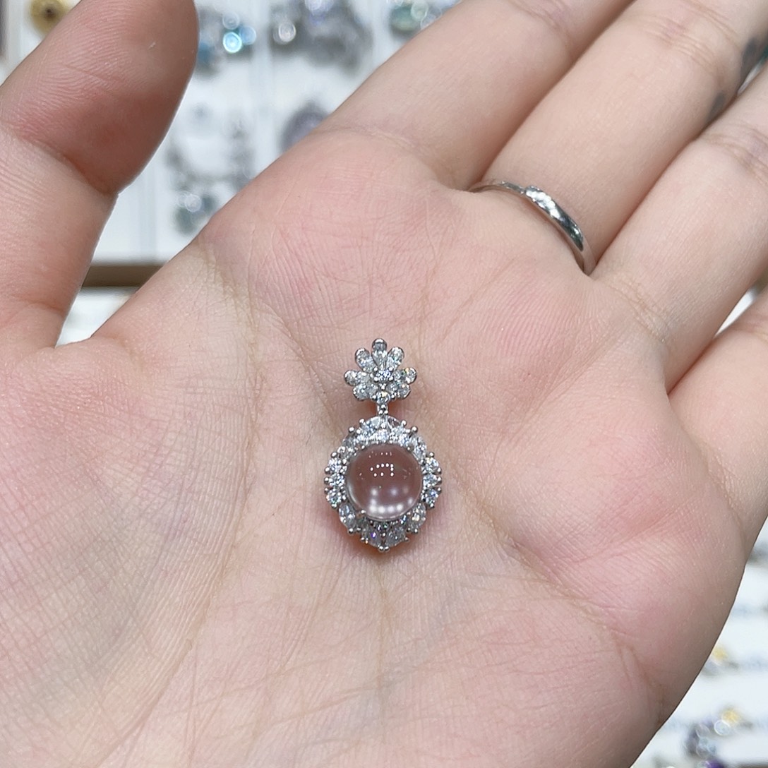 乌***子吊坠(不含链)银S925镶嵌水晶