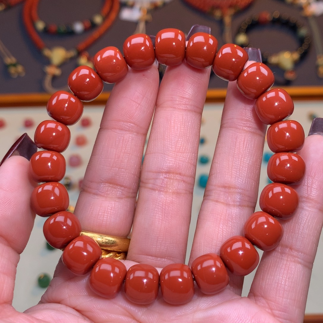 南红玛瑙未镶嵌颈饰