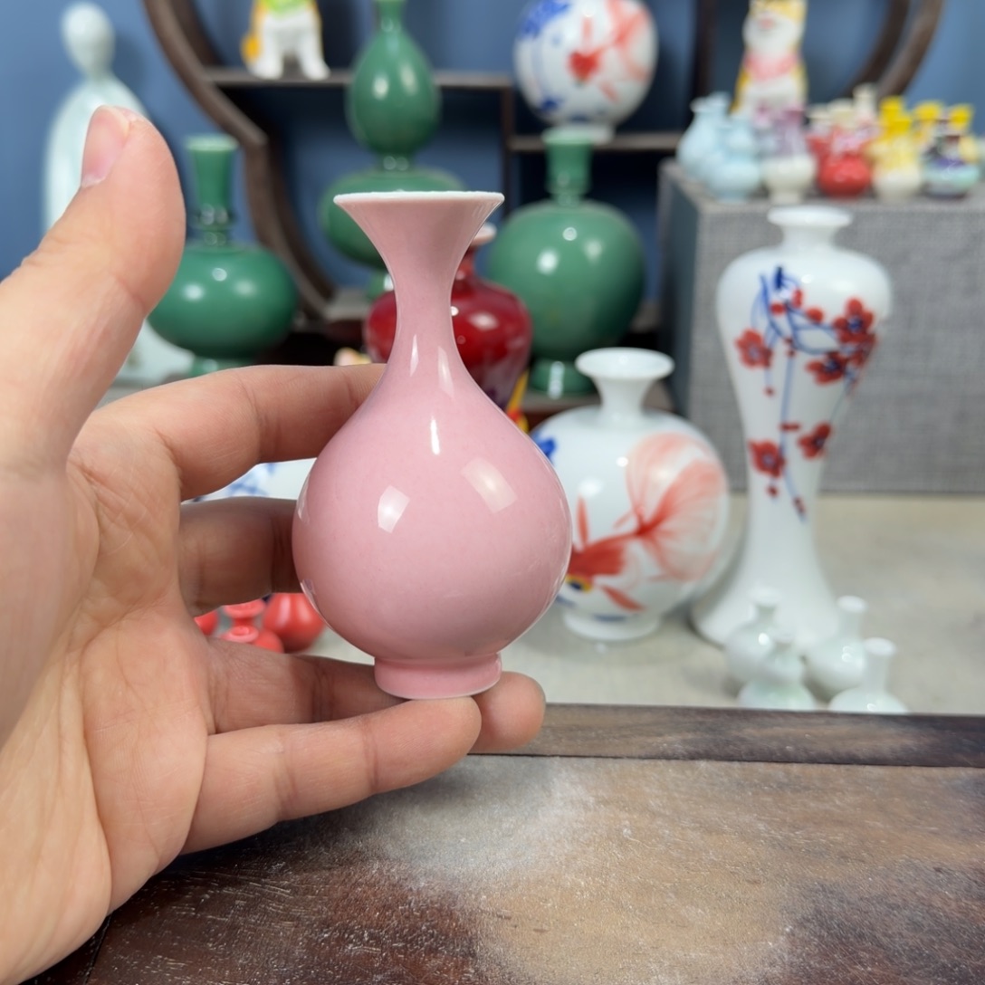 陶瓷手工小花器摆件