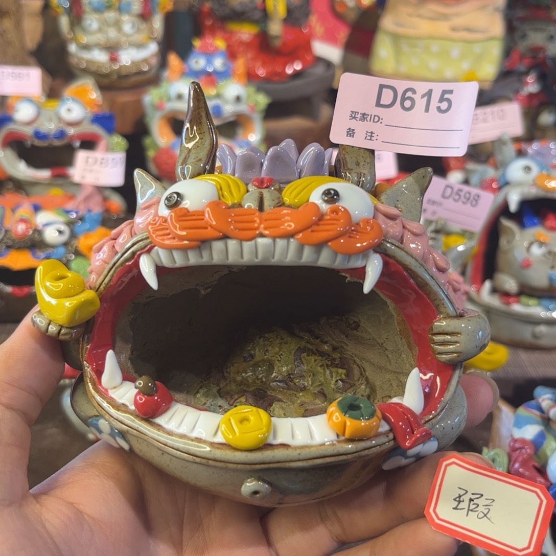 泥塑纯手工茶宠摆件